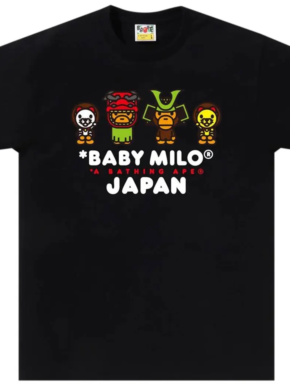 *JAPAN EXCLUSIVE* BNIB A Bathing Ape Baby Milo Japan Black Graphic Tee